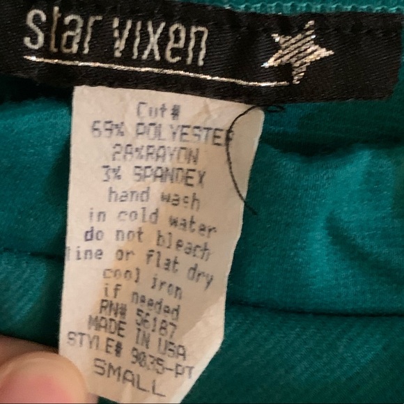 Teal green mini skater skirt - Picture 2 of 2